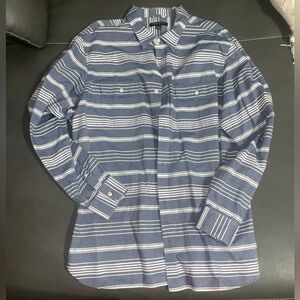 Banana Republic Striped Button-Down Shirt